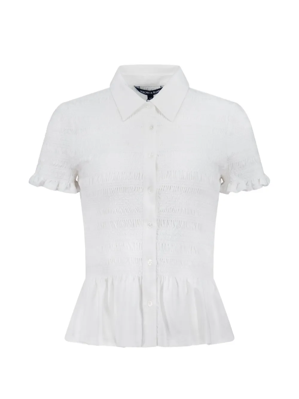 Veronica Beard Ellisandra peplum shirt - Weiß