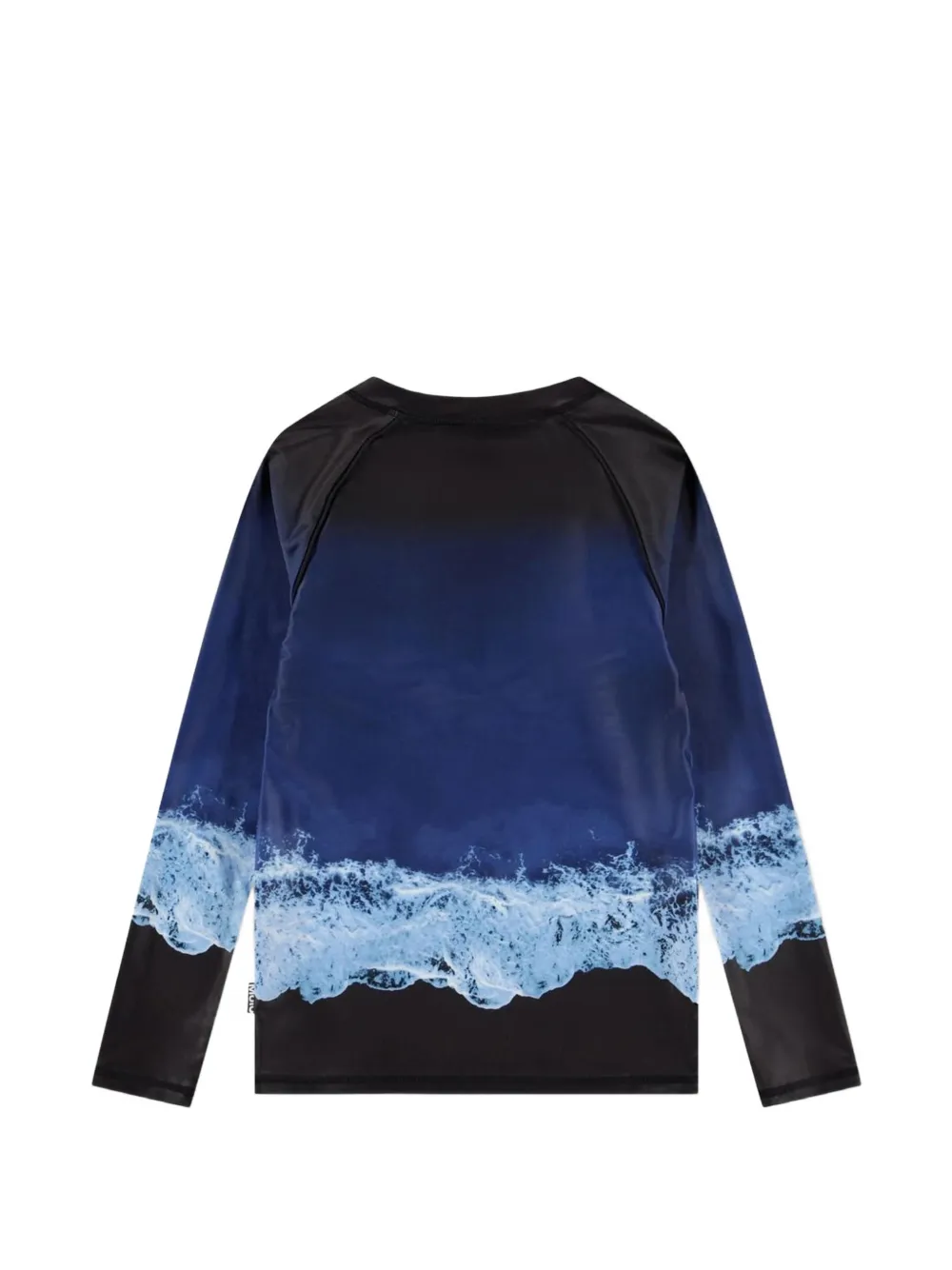 Molo Zwembroek met golvende print Blauw