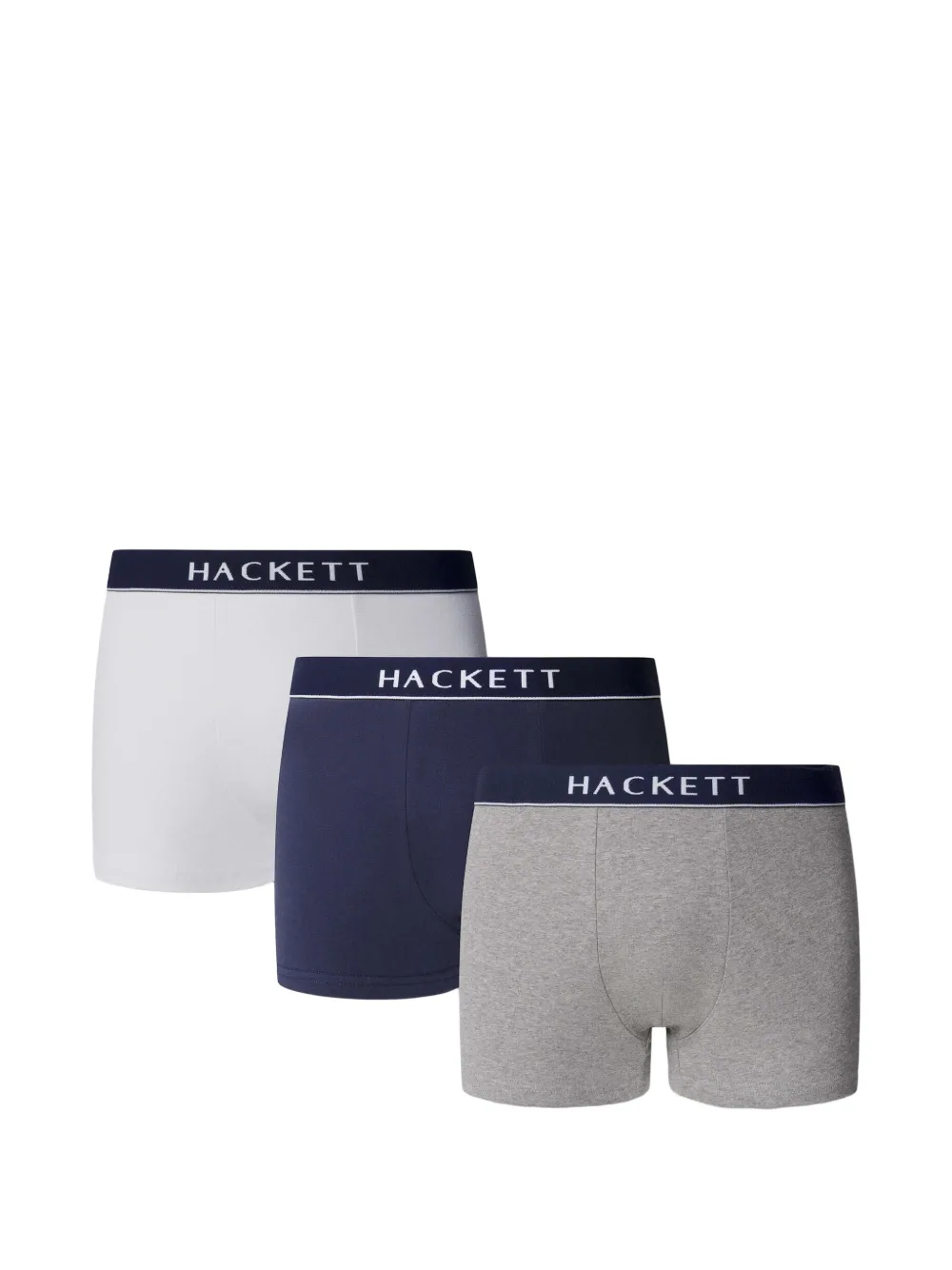 Hackett London Set aus drei Boxershorts mit Logo-Bund - Blau