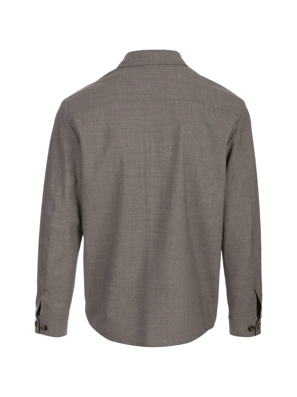 Eleventy Shirtjack met borstzak Grijs