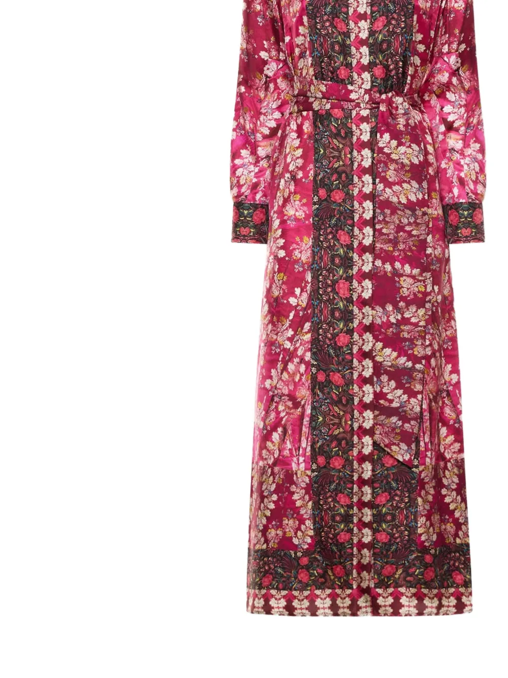 Pierre-Louis Mascia Aloe zijden jurk met bloemen-print Roze