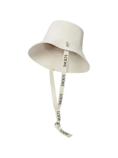 LOEWE logo-patch logo-strap bucket hat