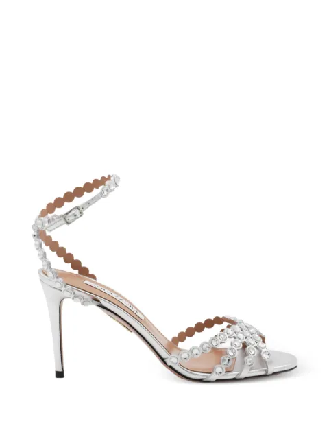 Aquazzura crystal-embellished Tequila sandals