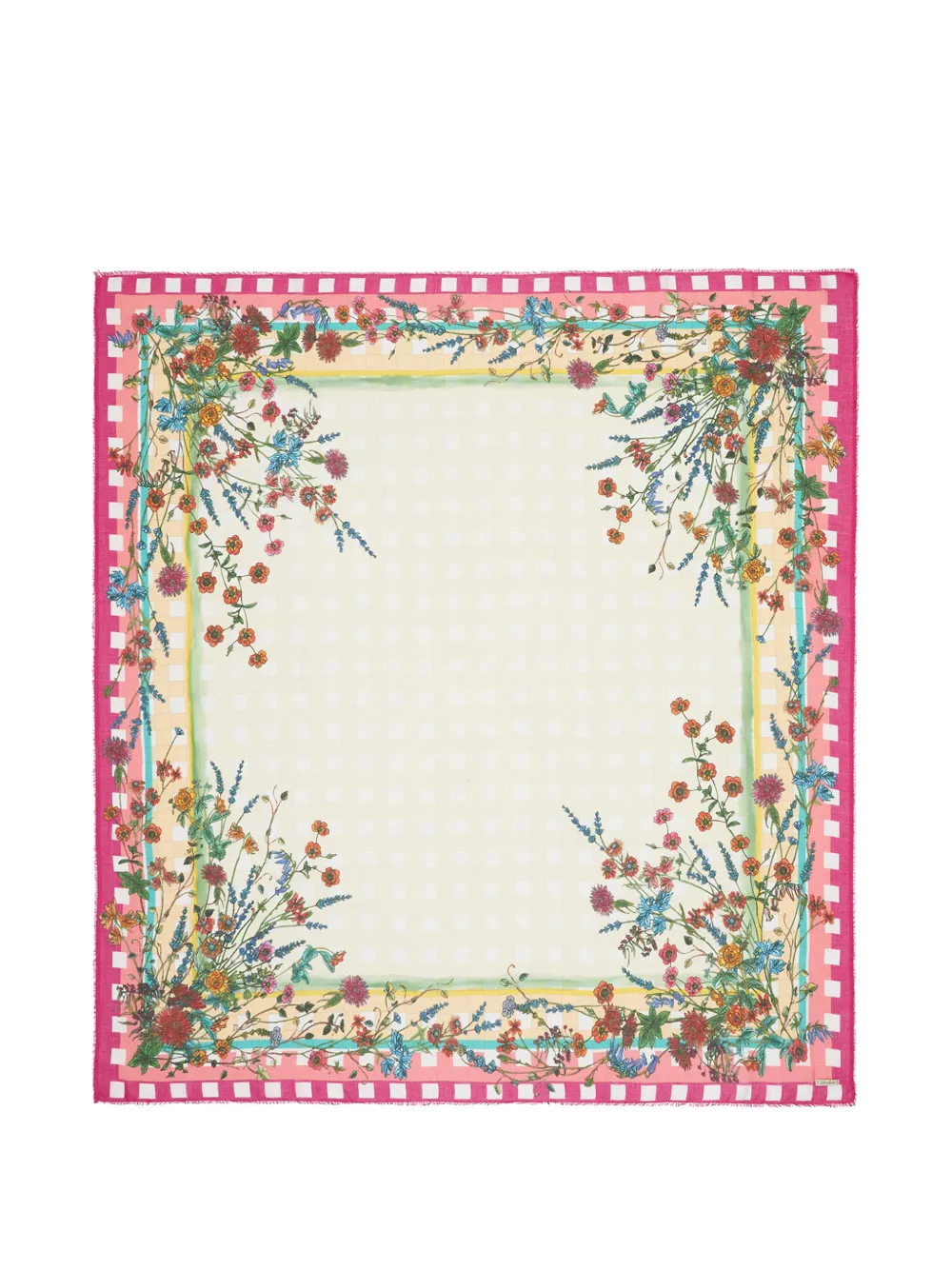Faliero Sarti floral-print Pratolina scarf - Toni neutri