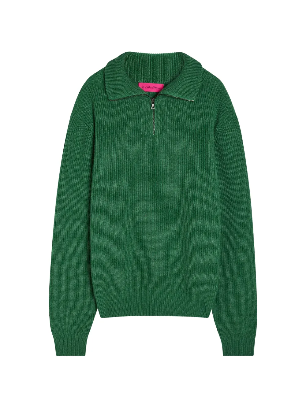 The Elder Statesman Clemente half-zip sweater - Green