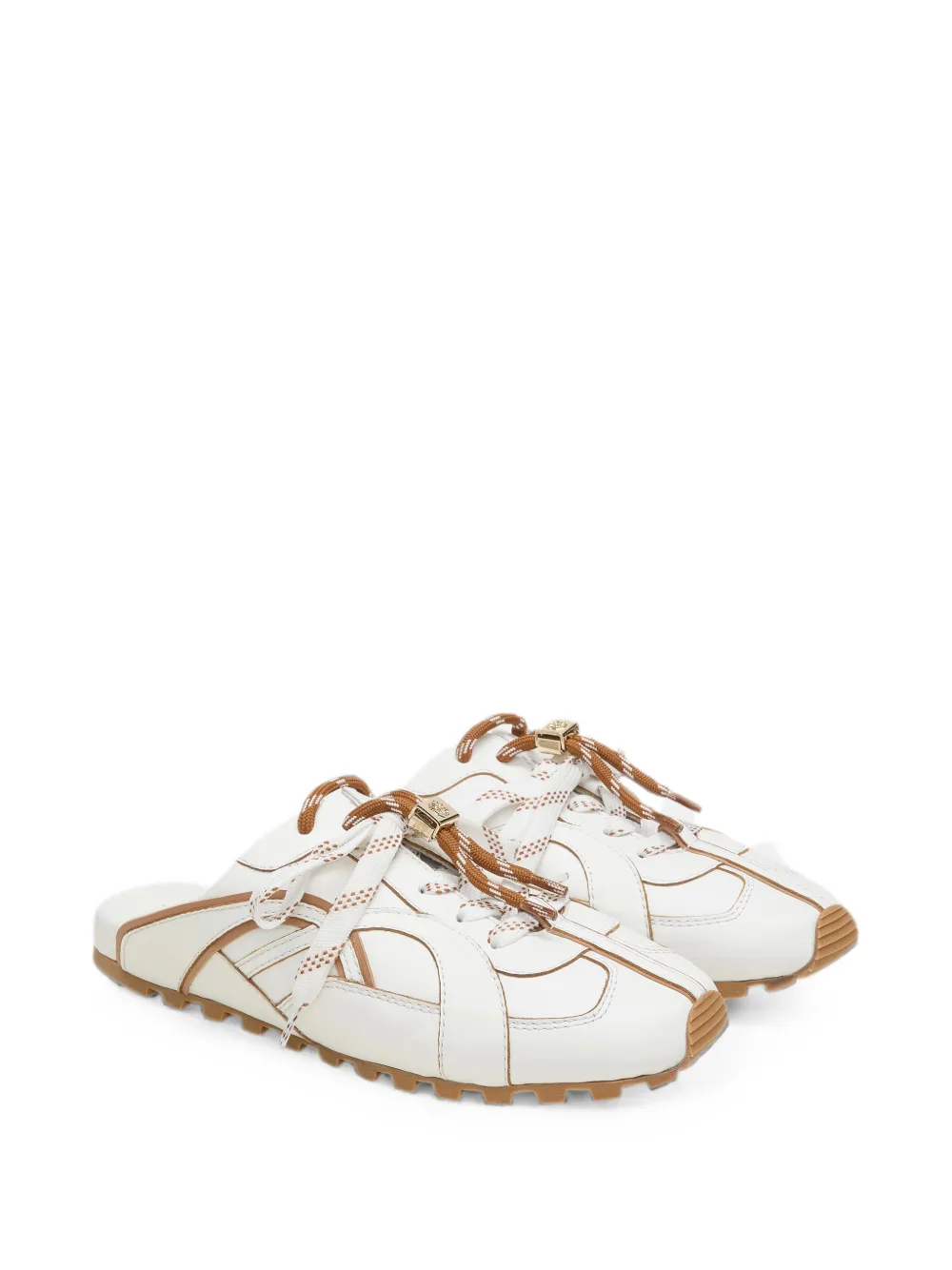 Dorothee Schumacher lace-up mules Wit