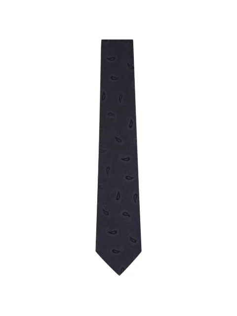Kiton paisley-pattern jacquard tie