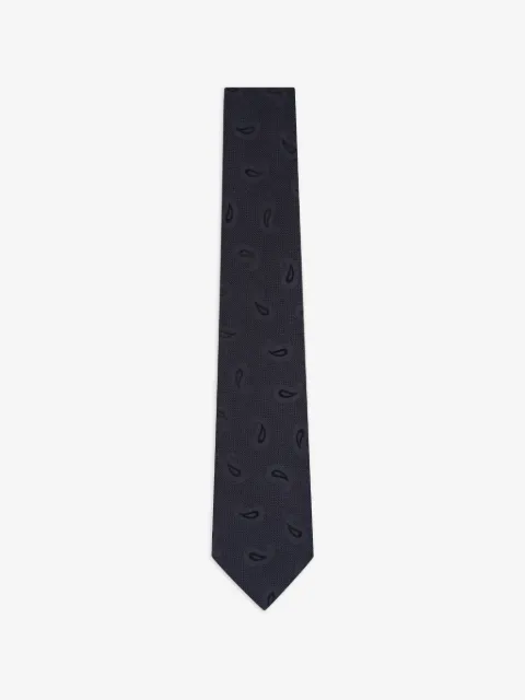 Kiton paisley-pattern jacquard tie