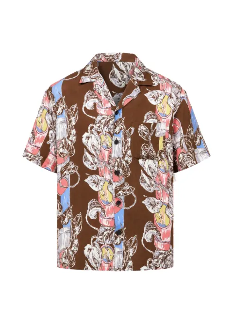 Paul & Joe Hilton floral-print short-sleeve shirt