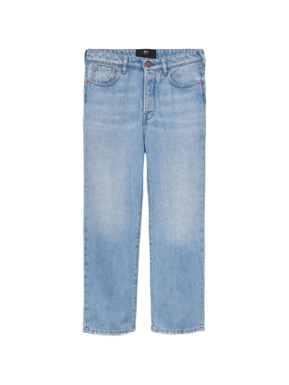 3x1 Sabina Girlfriend straight-leg jeans - Blu