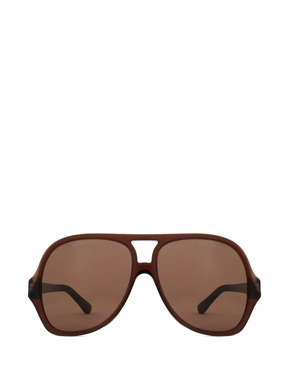 Chloé Salomé Pilot-frame Sunglasses In Brown
