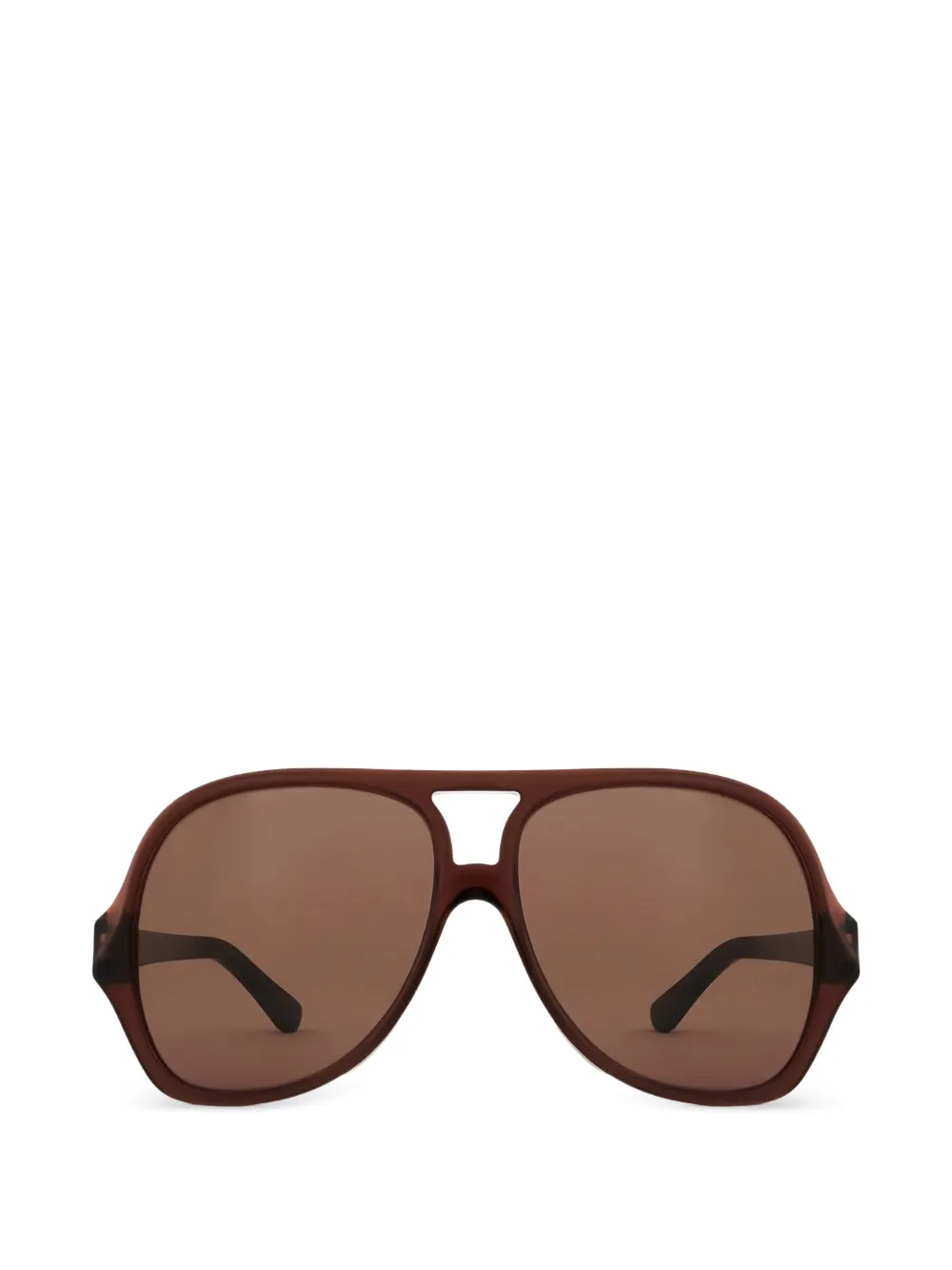 Chloé Eyewear Salomé pilot-frame sunglasses - Braun