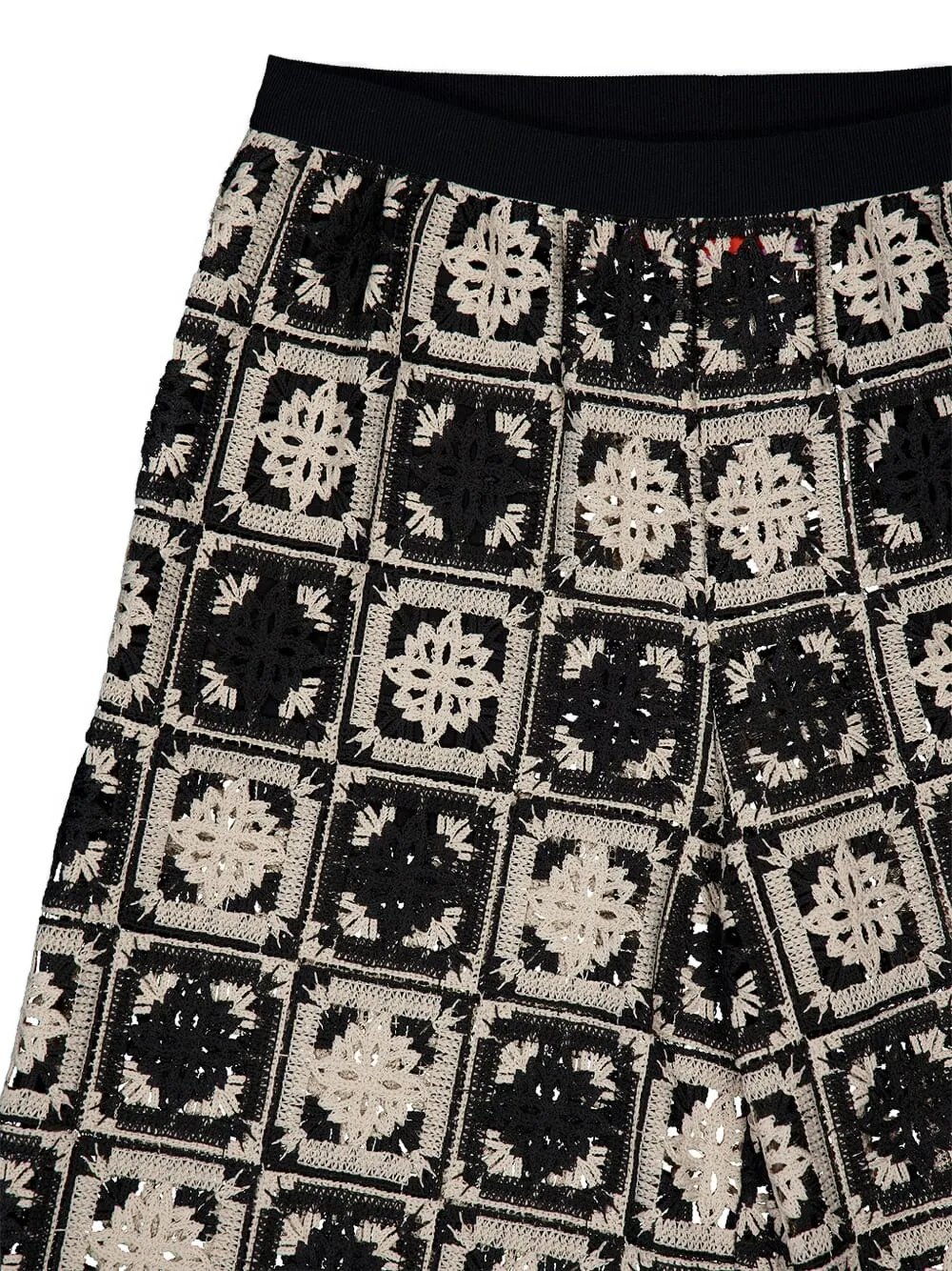 La DoubleJ Gehaakte broek Zwart