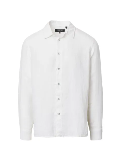 rag & bone Finch long-sleeve linen shirt