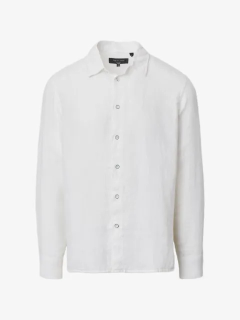 rag & bone Finch long-sleeve linen shirt