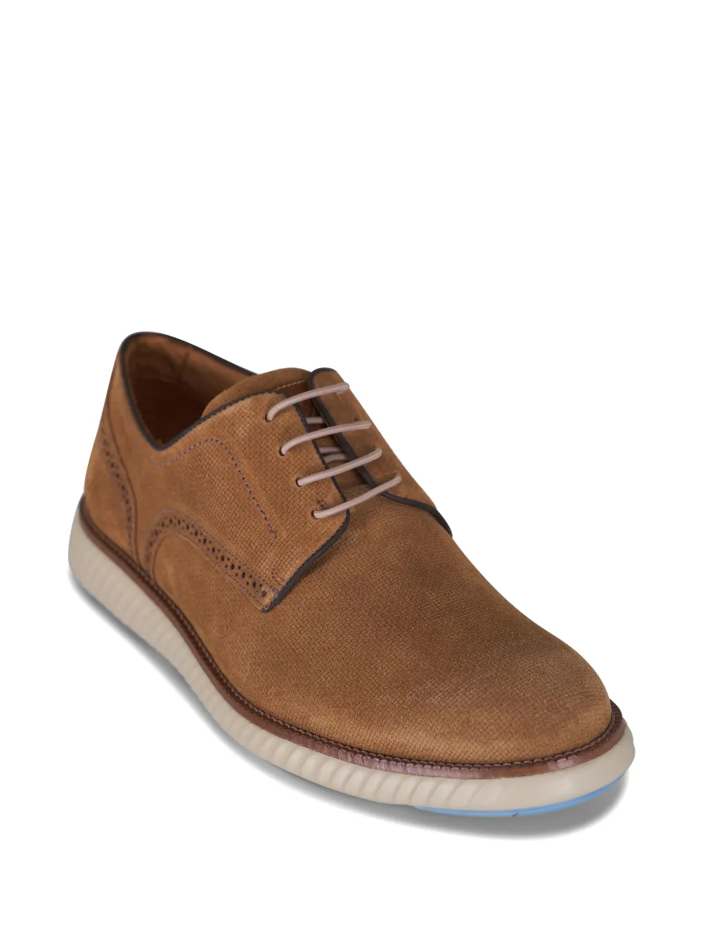 MARTIN DINGMAN Brogue veterschoenen met geperforeerd detail Bruin
