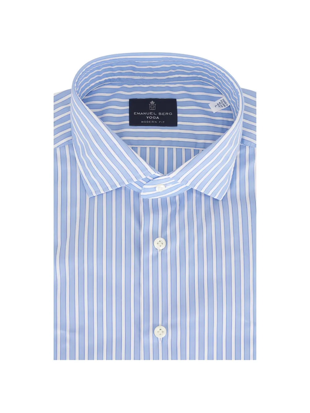 EMANUEL BERG Yoga striped shirt - Blu