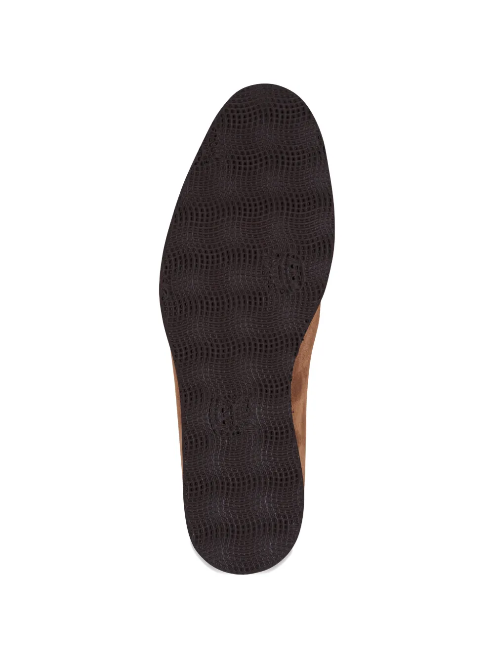Bontoni Raggio wavy-stitched suede loafers Bruin