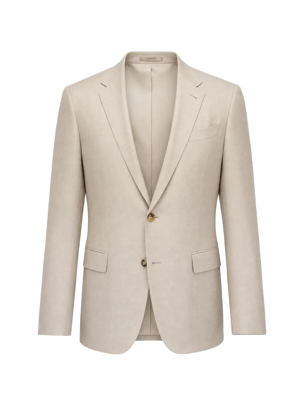 Zegna textured single-breasted blazer - Toni neutri