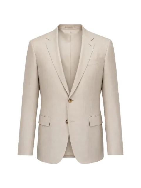 Zegna textured single-breasted blazer