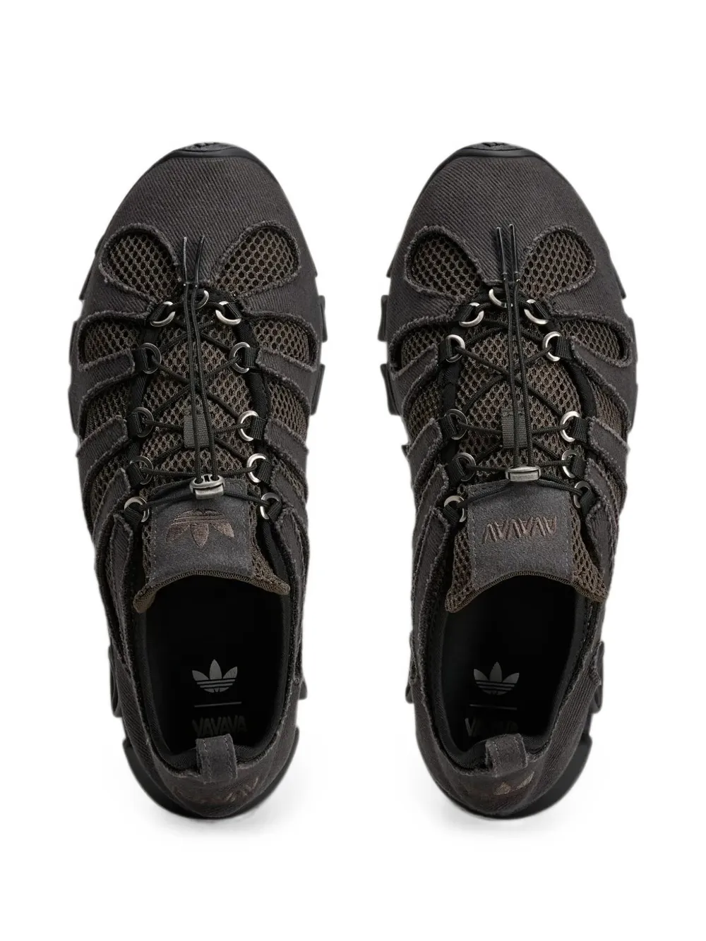 adidas mesh-panel toggle-fastening sneakers Zwart