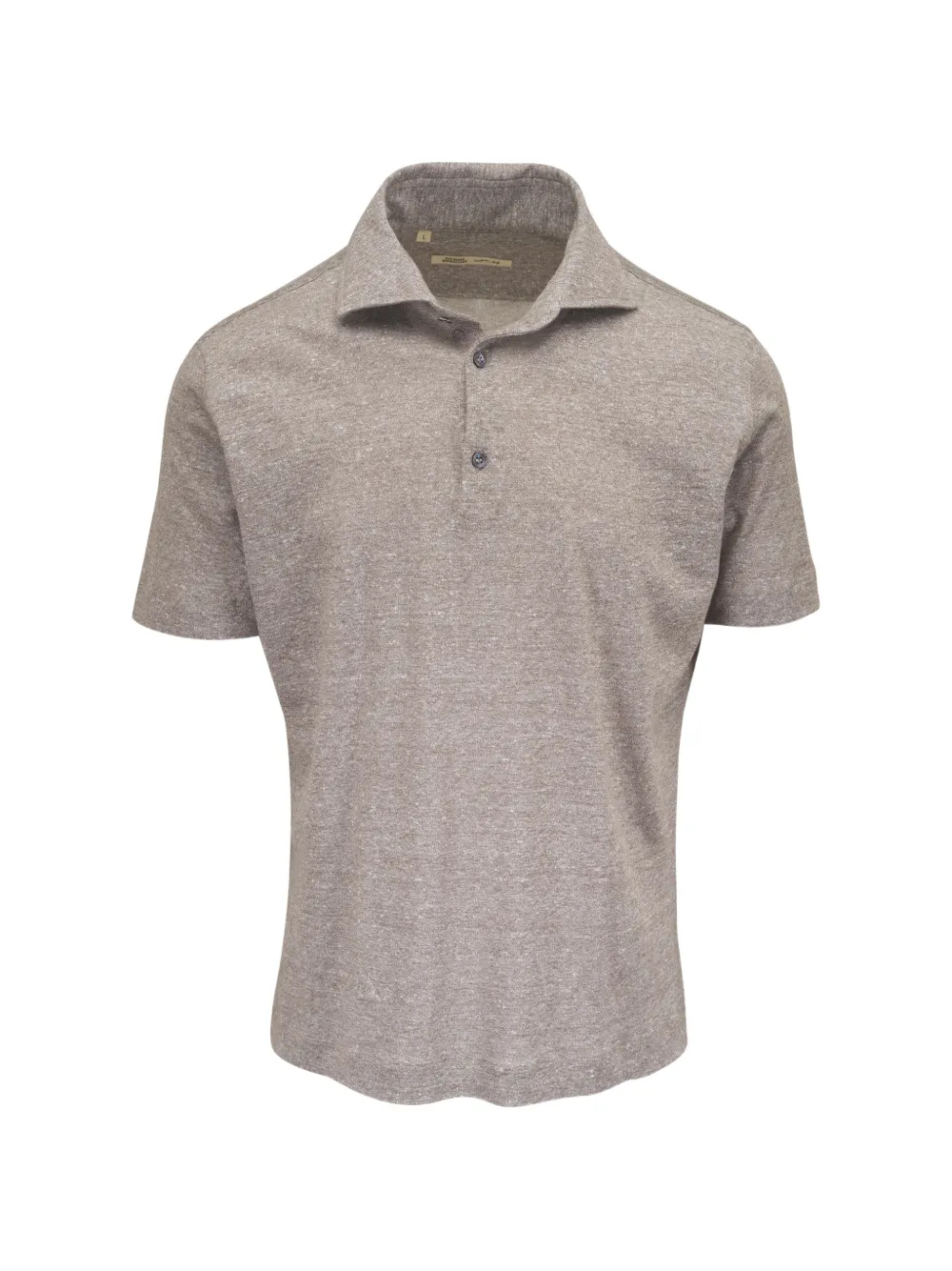 Maurizio Baldassari marl-texture short-sleeve polo shirt - Toni neutri