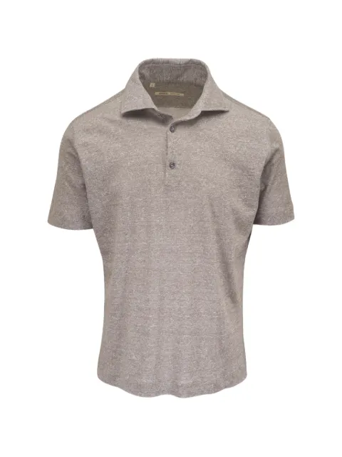 Maurizio Baldassari marl-texture short-sleeve polo shirt