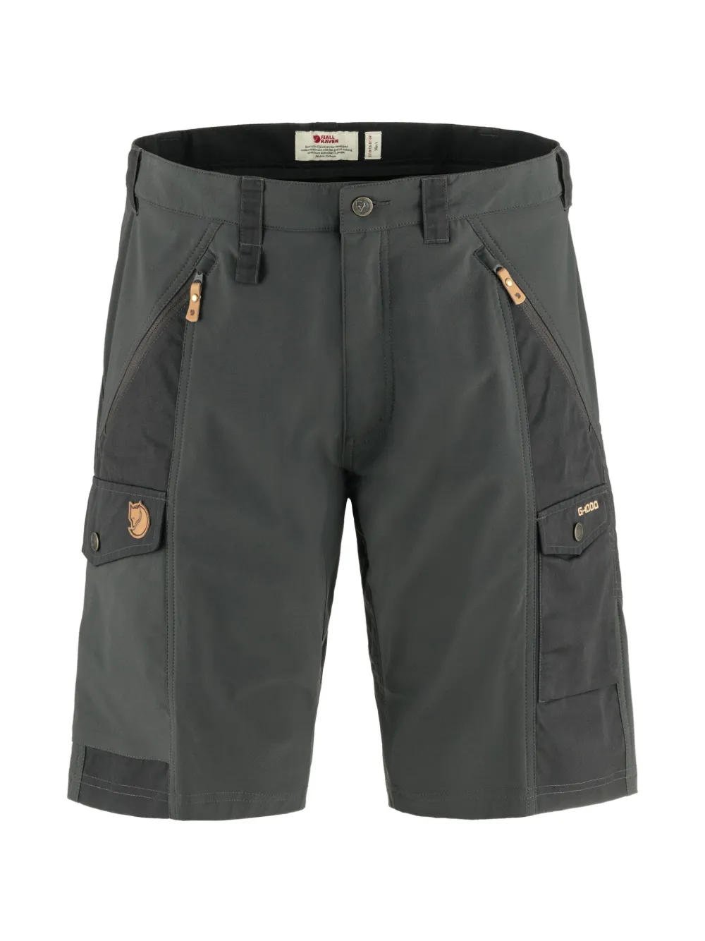 Fjällräven Abisko logo-patch cargo shorts - Grigio