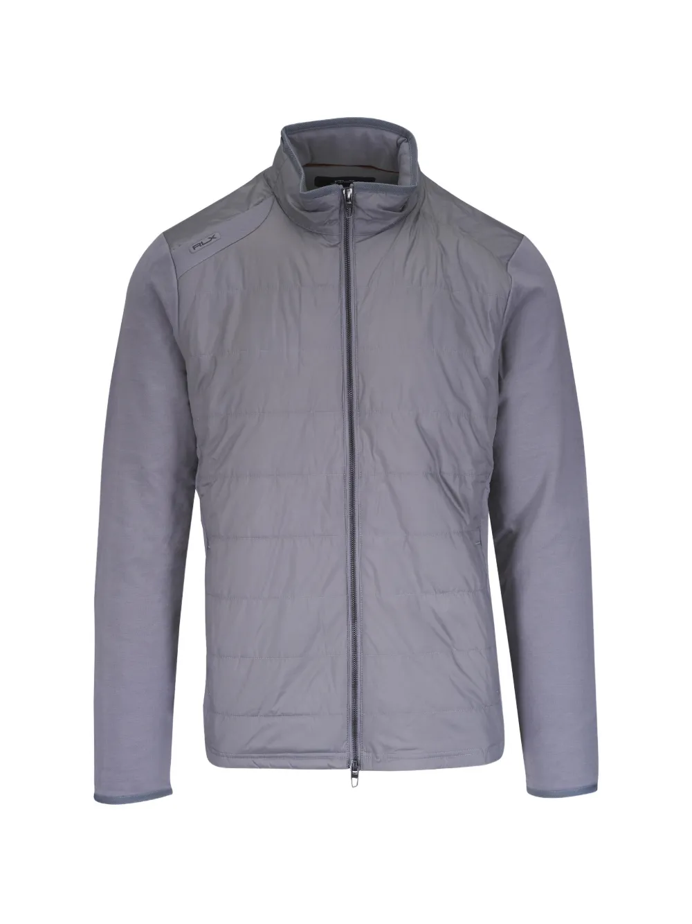 RLX Ralph Lauren quilted-panel zip-up jacket - Grau