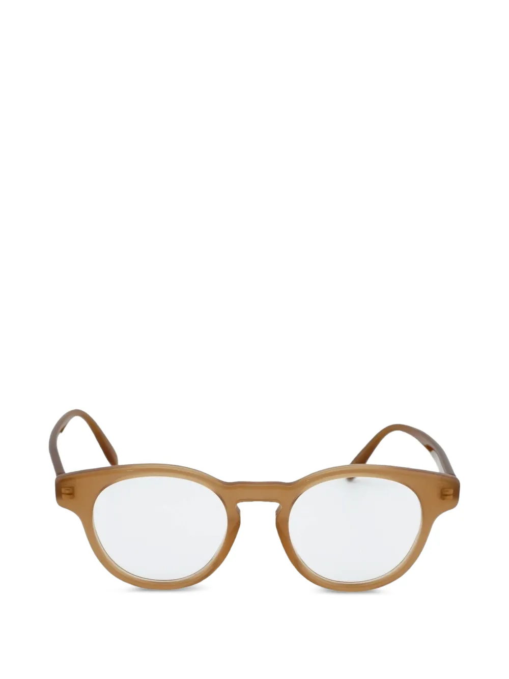 LOEWE round-frame glasses - Nude