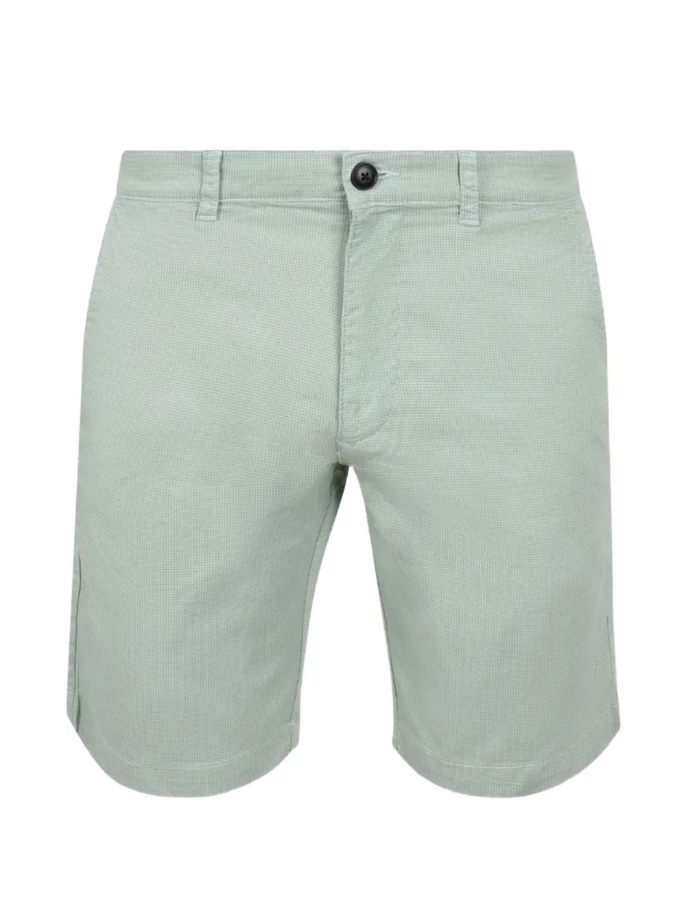 BOSS textured slim-fit shorts - Grün