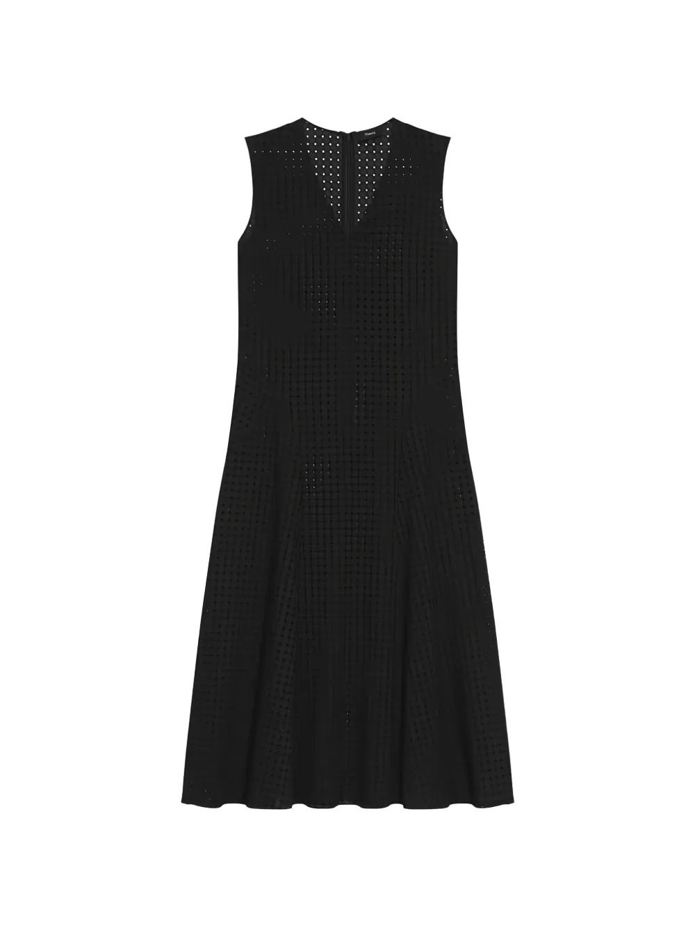 Theory V-neck midi dress - Schwarz