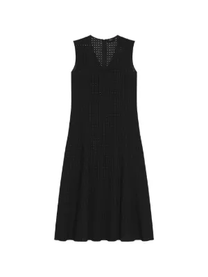 TOTEME Sleeveless Cotton Tee Dress | Black | FARFETCH