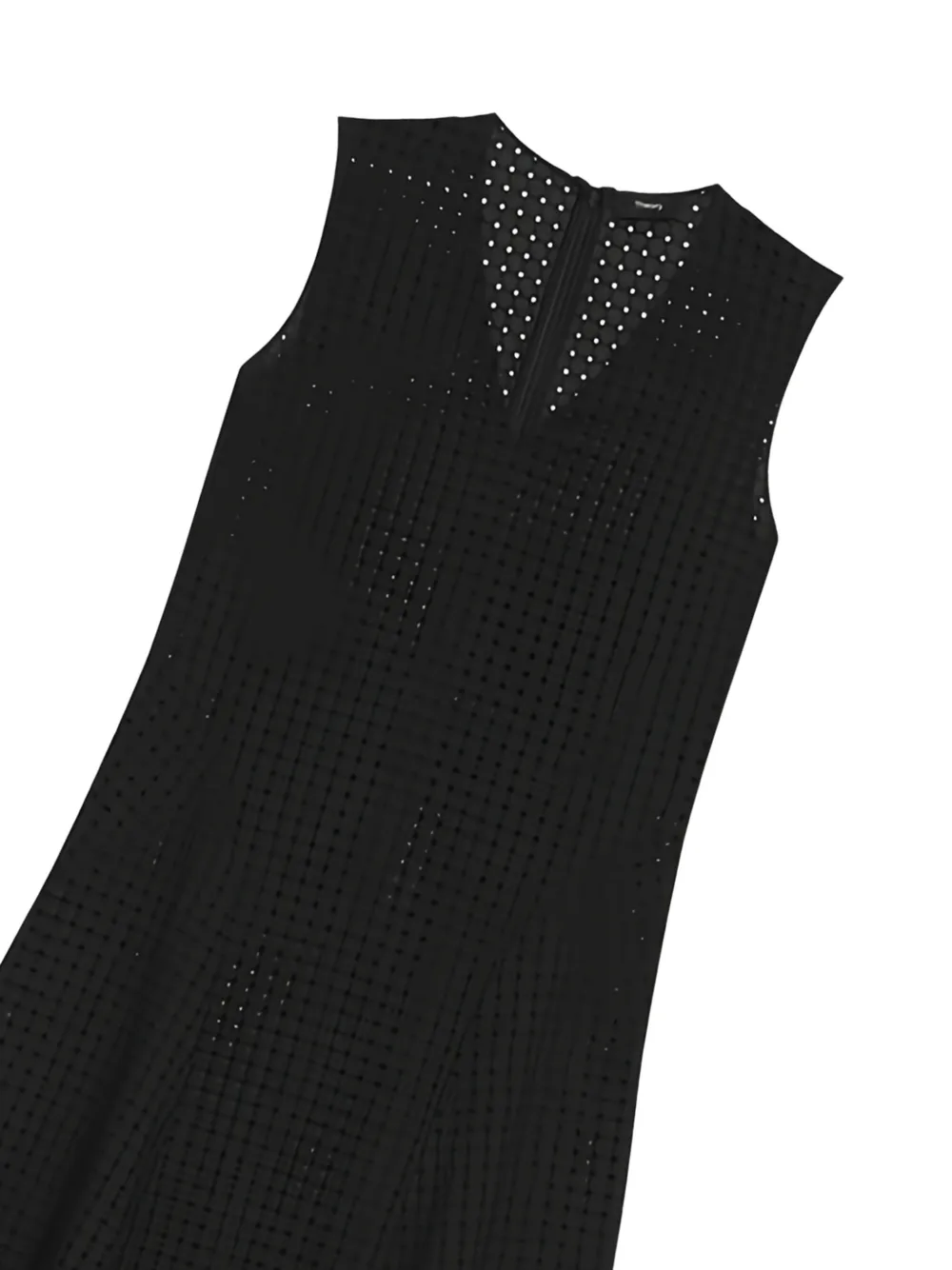 Theory Midi-jurk met V-hals Zwart