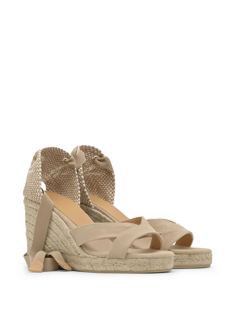 Castañer Bailey wedge heeled sandals Beige