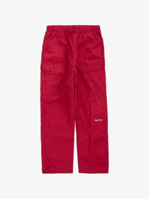 Supreme logo-print loose-fit trousers