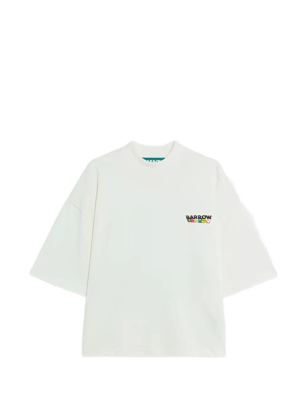 Barrow Graphic-print Dropped-shoulder T-shirt In White