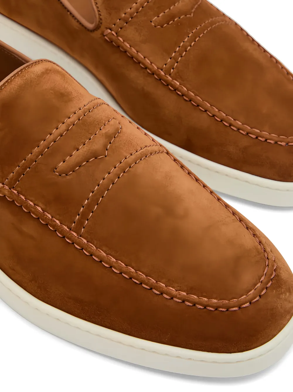 Church's penny-slot suede loafers Bruin