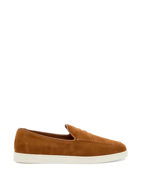 Church's penny-slot suede loafers
