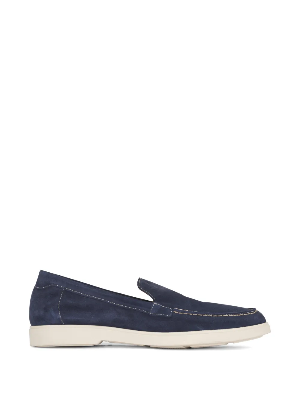 Ron White Joel Jeans contrast-topstitching loafers - Blau