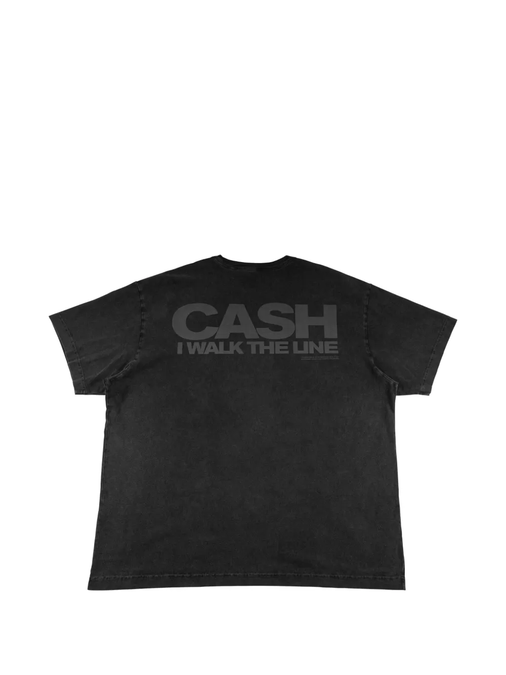 KITH x Johnny Cash Walk The Line T-shirt Zwart