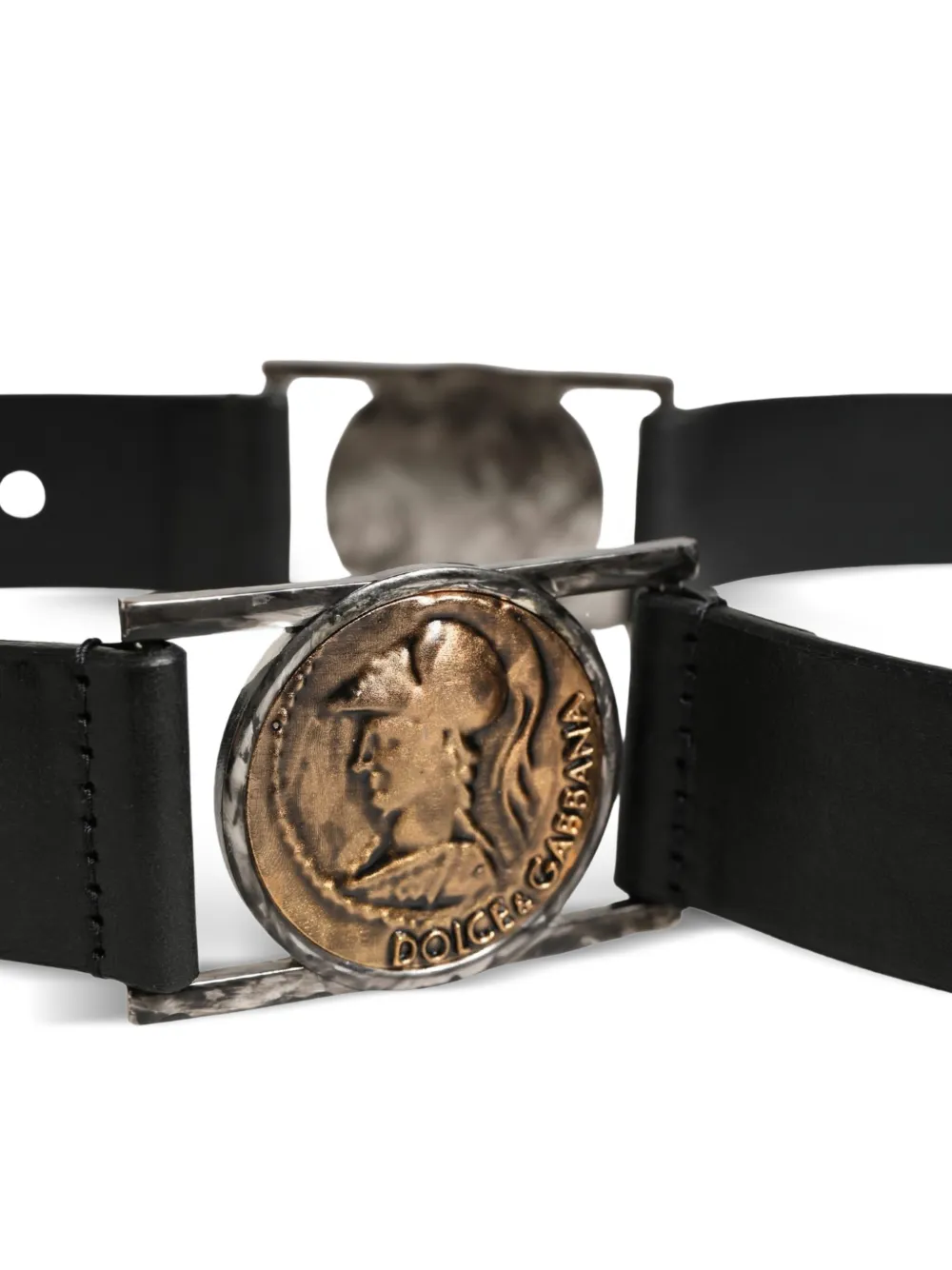 Dolce & Gabbana Leren riem Zwart