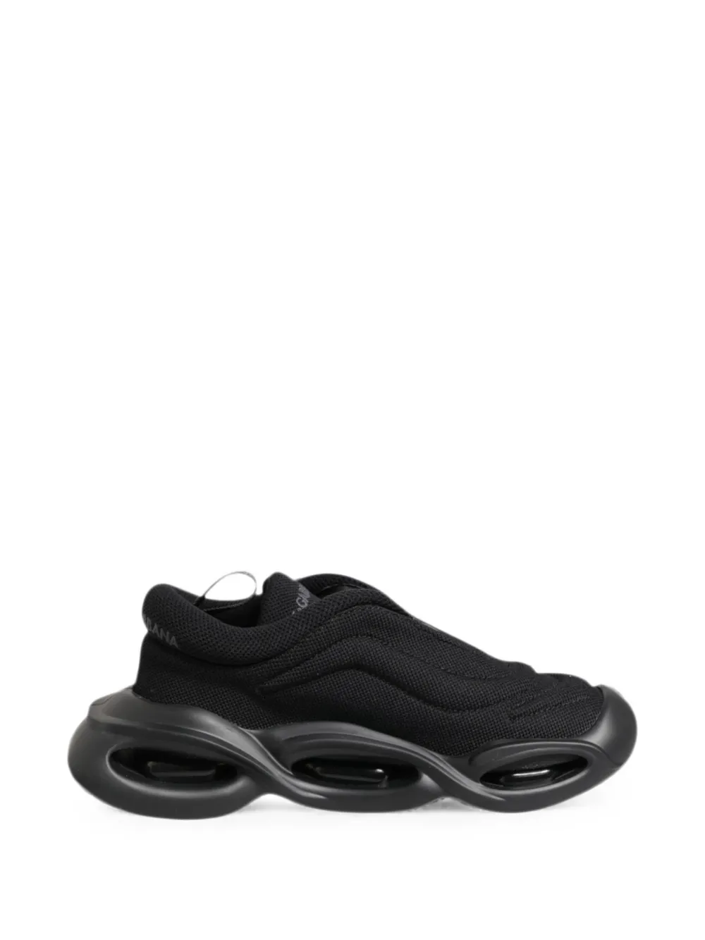 Dolce & Gabbana Klassische Slip-On-Sneakers - Schwarz