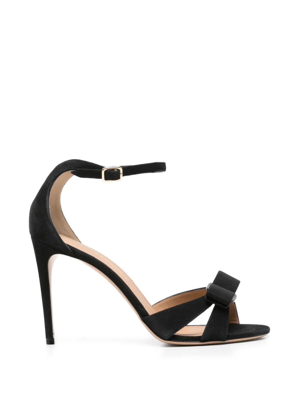 Ferragamo Pre-Owned Sandali con fiocco Vara - Nero