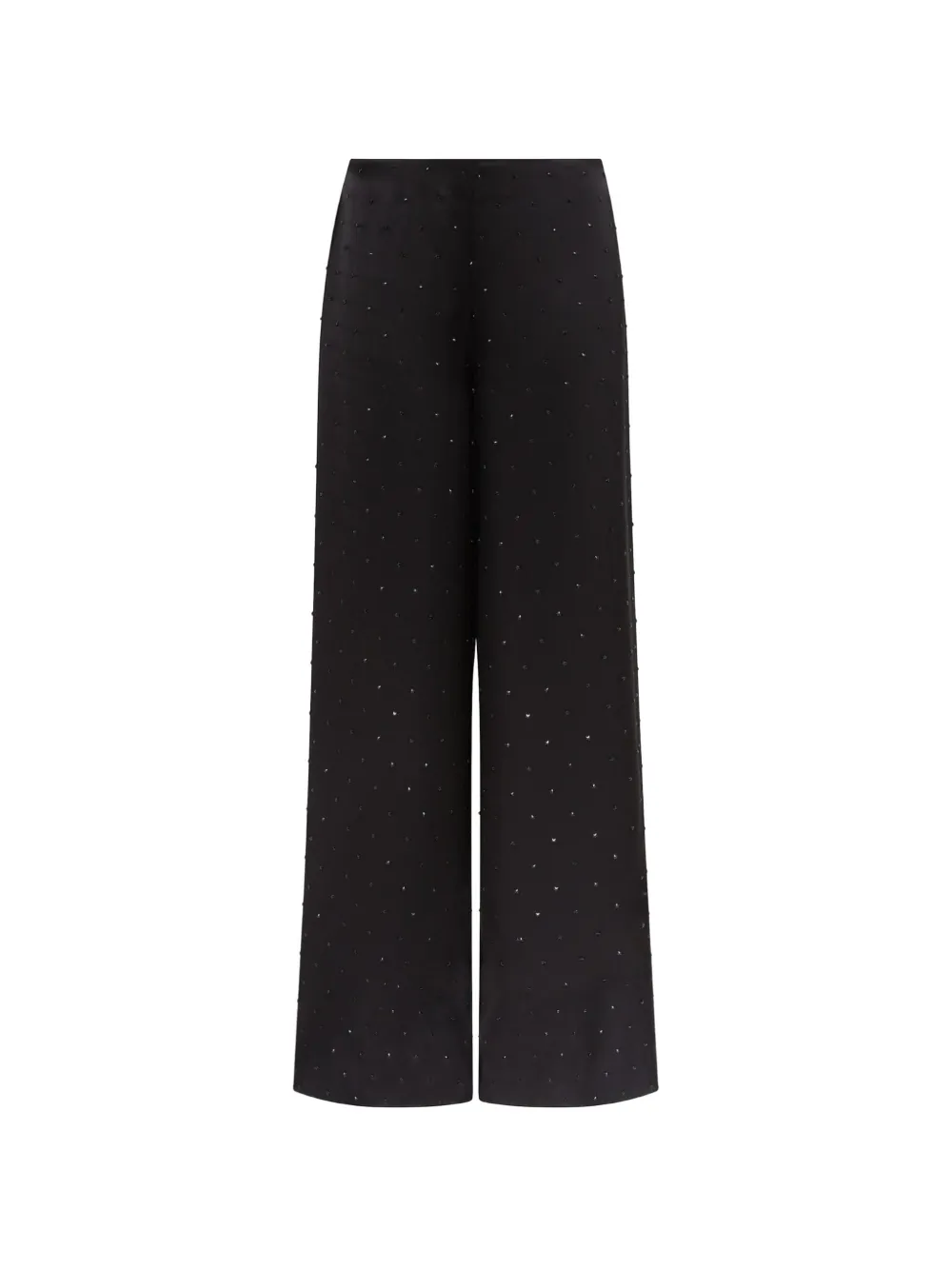 David Koma Star rhinestone-embellished wide-leg trousers