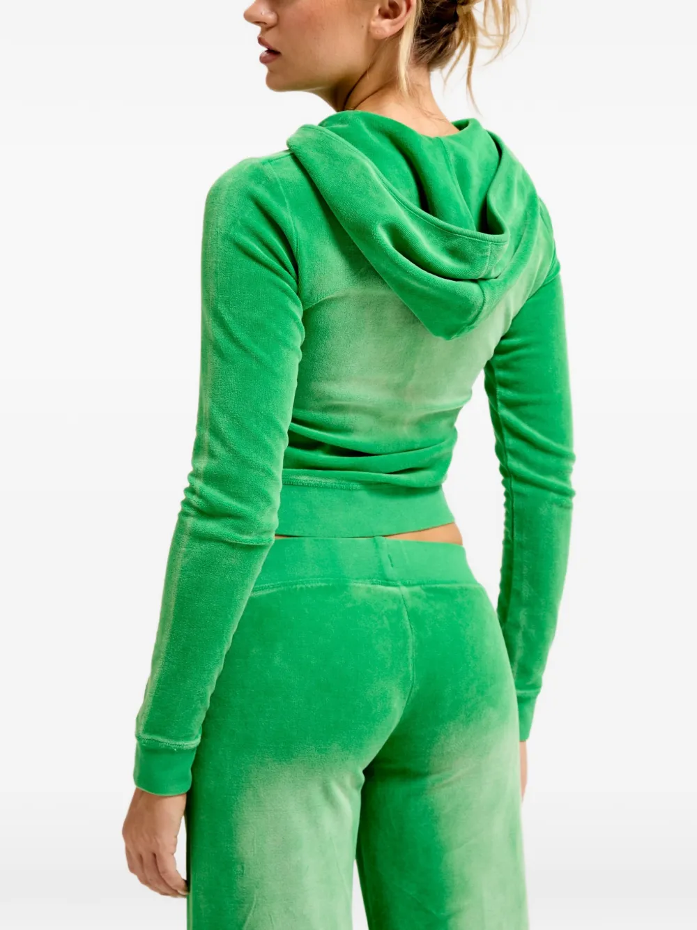 Juicy Couture Hoodie met rits Groen