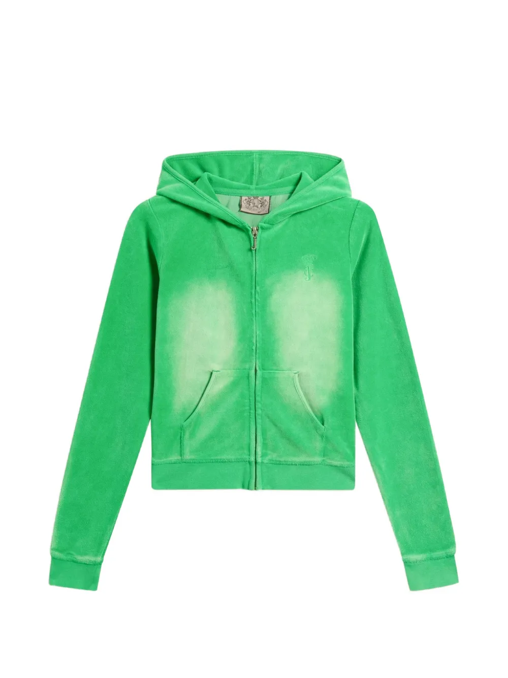 Juicy Couture Felpa con cappuccio e zip - Verde