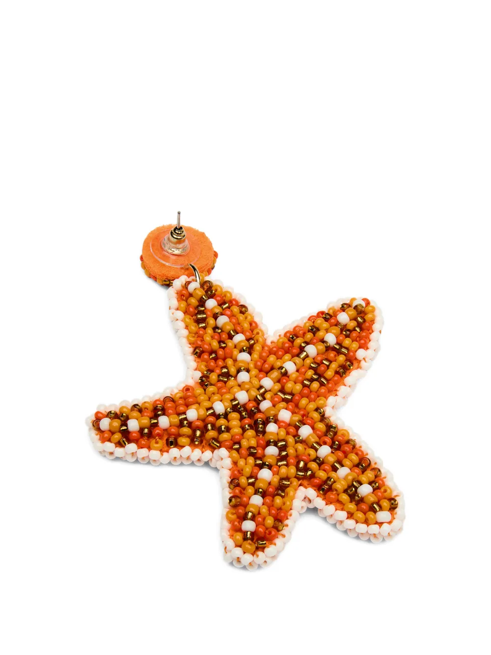 Simon Miller Pendientes Starfish Con Cuentas - Naranja 