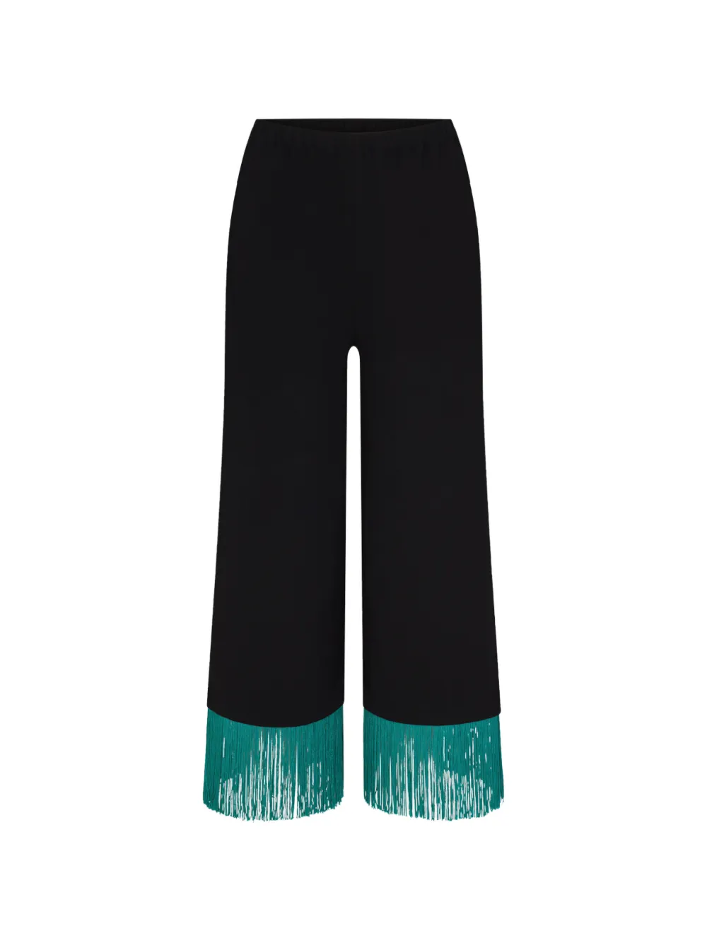 Simon Miller pantalon ample Nella à franges - Noir Simon Miller pantalon ample Nella à franges - Noir