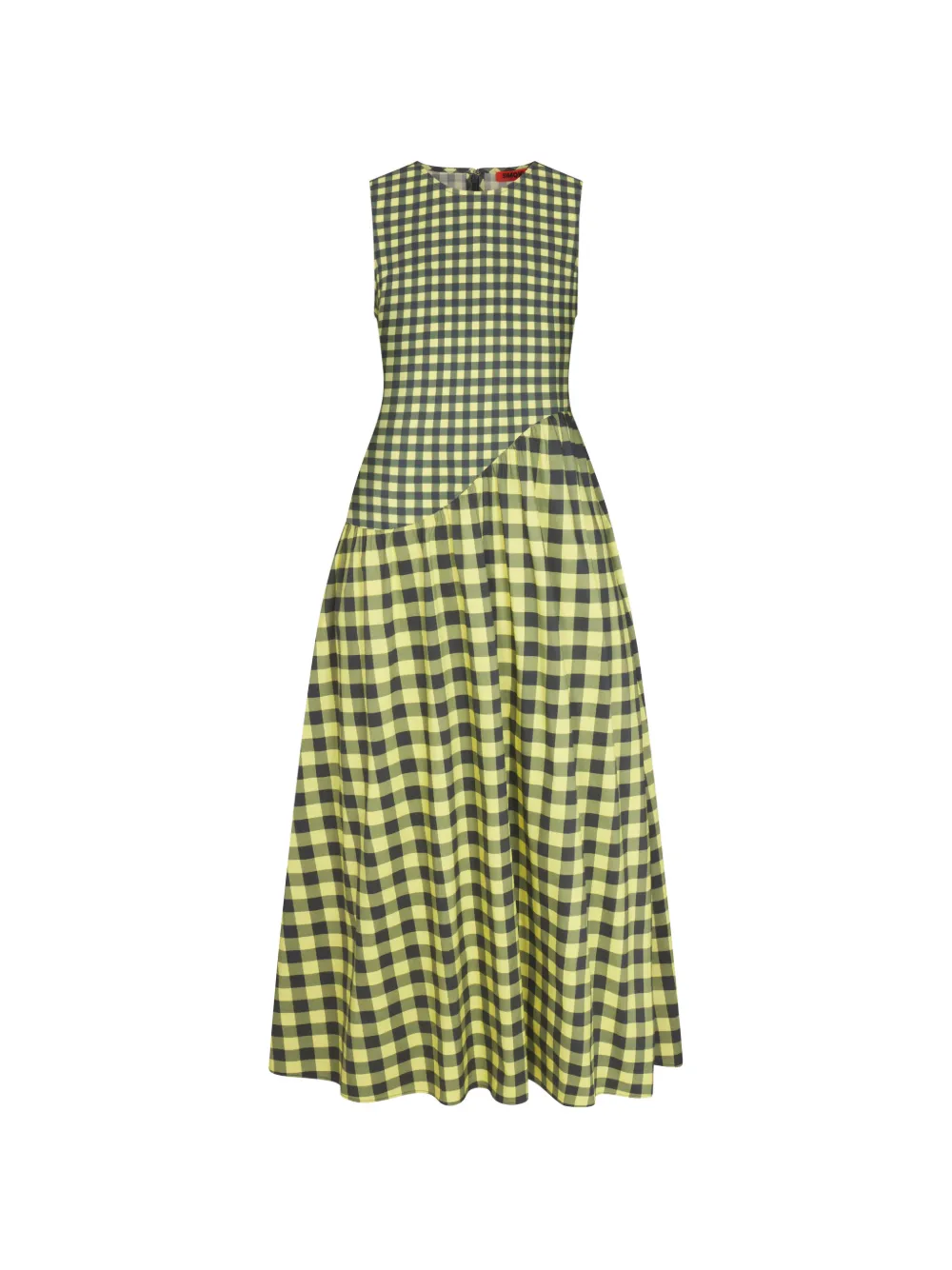 Simon Miller Laurel gingham maxi dress - Gelb